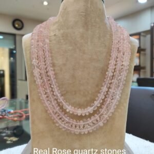Rose Quartx Stones Collection by Magan Pearls
