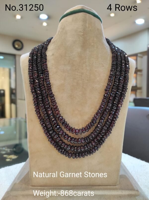 Natural Granet Stones Collection by Magan Pearls