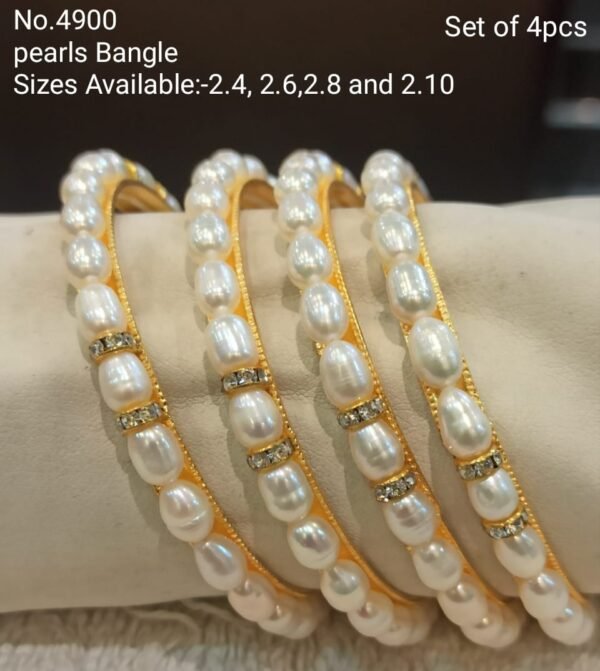Pearls Bangle Collection by Magan Pearls