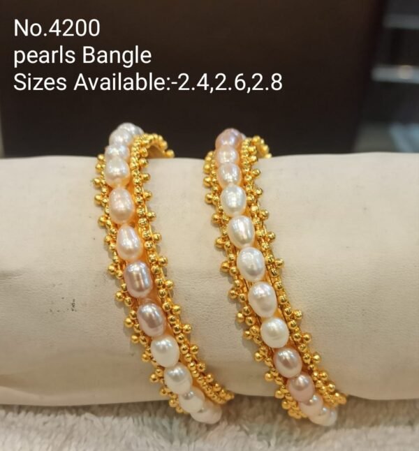 Pearls Bangle Collection by Magan Pearls