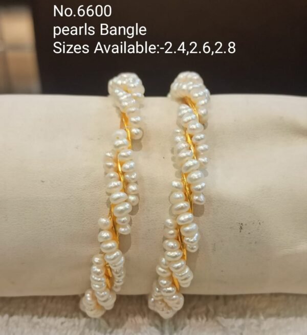Pearls Bangle Collection by Magan Pearls