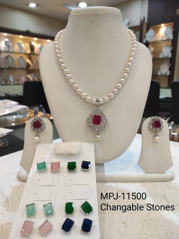 MPJ Changable Stone Collection by Magan Pearls