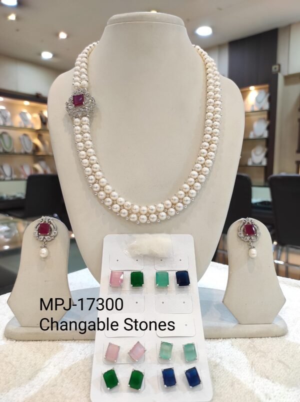 MPJ Changable Stone Collection by Magan Pearls