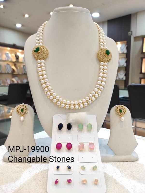 MPJ Changable Stone Collection by Magan Pearls