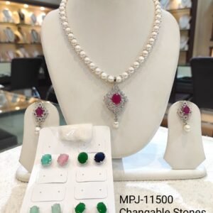 MPJ Changable Stone Collection by Magan Pearls