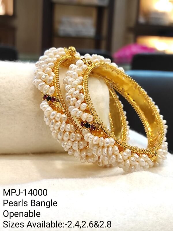 Pearls Bangles Collection by Magan Pearls