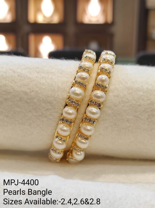 Pearls Bangles Collection by Magan Pearls