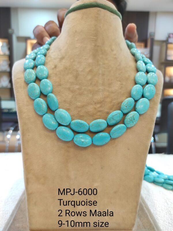 Turquoise Maala Collection by Magan Pearls