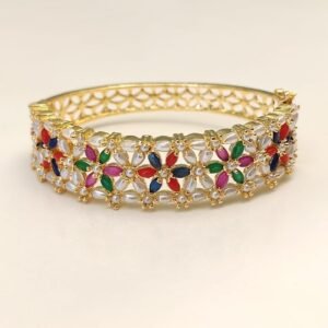Navratan Pearls Kada