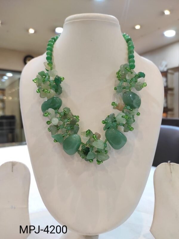 handcrafted twisted-style Jade Necklaces