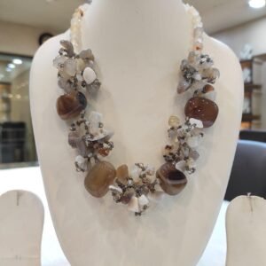 handcrafted twisted-style Jade Necklaces