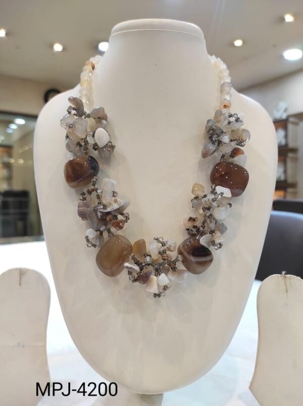 handcrafted twisted-style Jade Necklaces