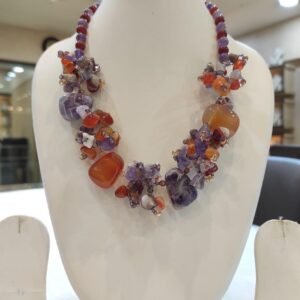 Handcrafted twisted-style Jade Necklaces