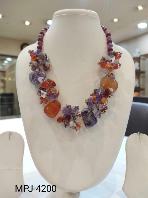 Handcrafted twisted-style Jade Necklaces