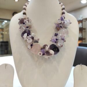 Handcrafted twisted-style Jade Necklaces