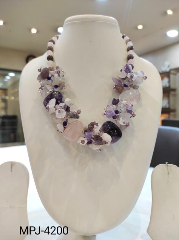 Handcrafted twisted-style Jade Necklaces