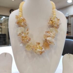Handcrafted twisted-style Jade Necklaces