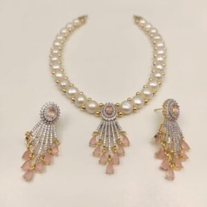 Natural fresh water pearl necklace Discover the timeless elegance of Magan Pearls' exquisite jewelry sets! 💎 ✨Each set features a stunning pearl necklace paired with matching drop earrings. 🌸 Design Variety 🔍 Quality Craftsmanship 👗 Complete Set ☎️ Contact Us: +91 9866972230 or visit us at 5-8-742/A, Ground Floor, Chapel Rd, opposite UDAI OMNI Hospital, Abids, Hyderabad, Telangana.
